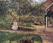 Camille Pissarro corner of the garden France oil painting artist